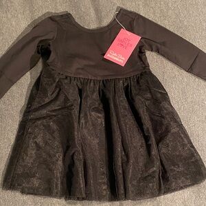Ruffle Butts Black Tulle Twirl Dress